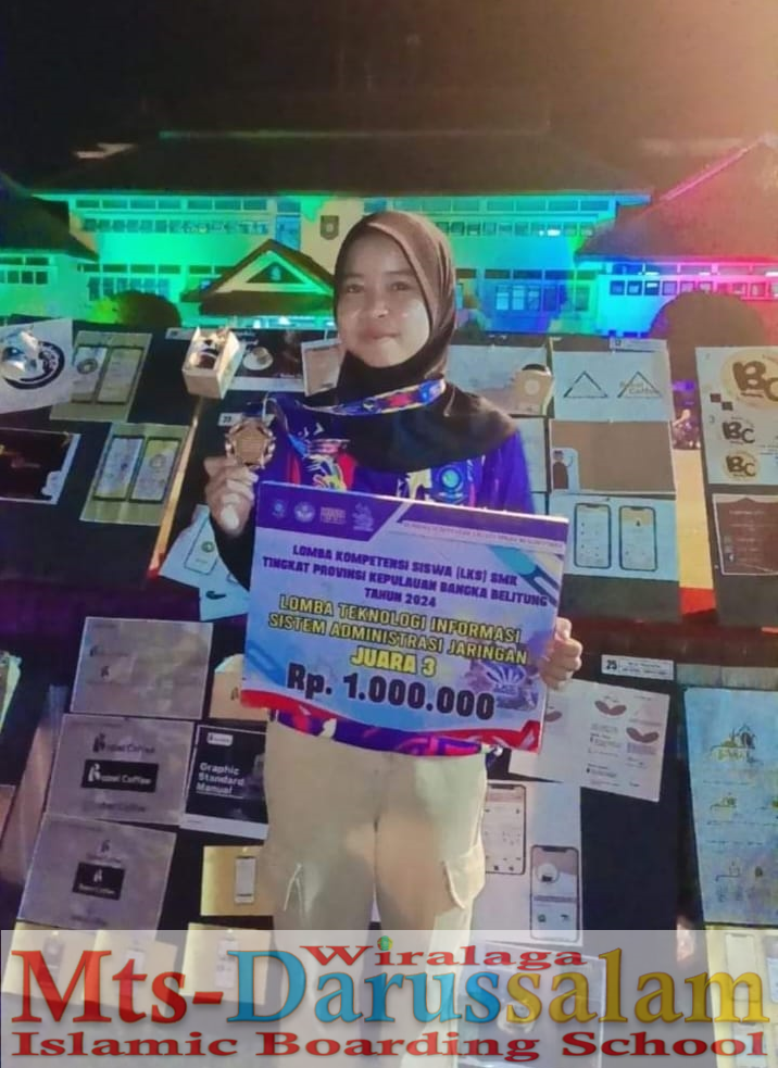 Alumni Darussalam Wiralaga Masih Unggul Disekolah Barunya Raih Juara 3 Lomba IT Network System Administration Seprovinsi Bangka Belitung Alumni Darussalam Wiralaga Masih Unggul Disekolah Barunya Raih Juara 3 Lomba IT Network System Administration Seprovinsi Bangka Belitung