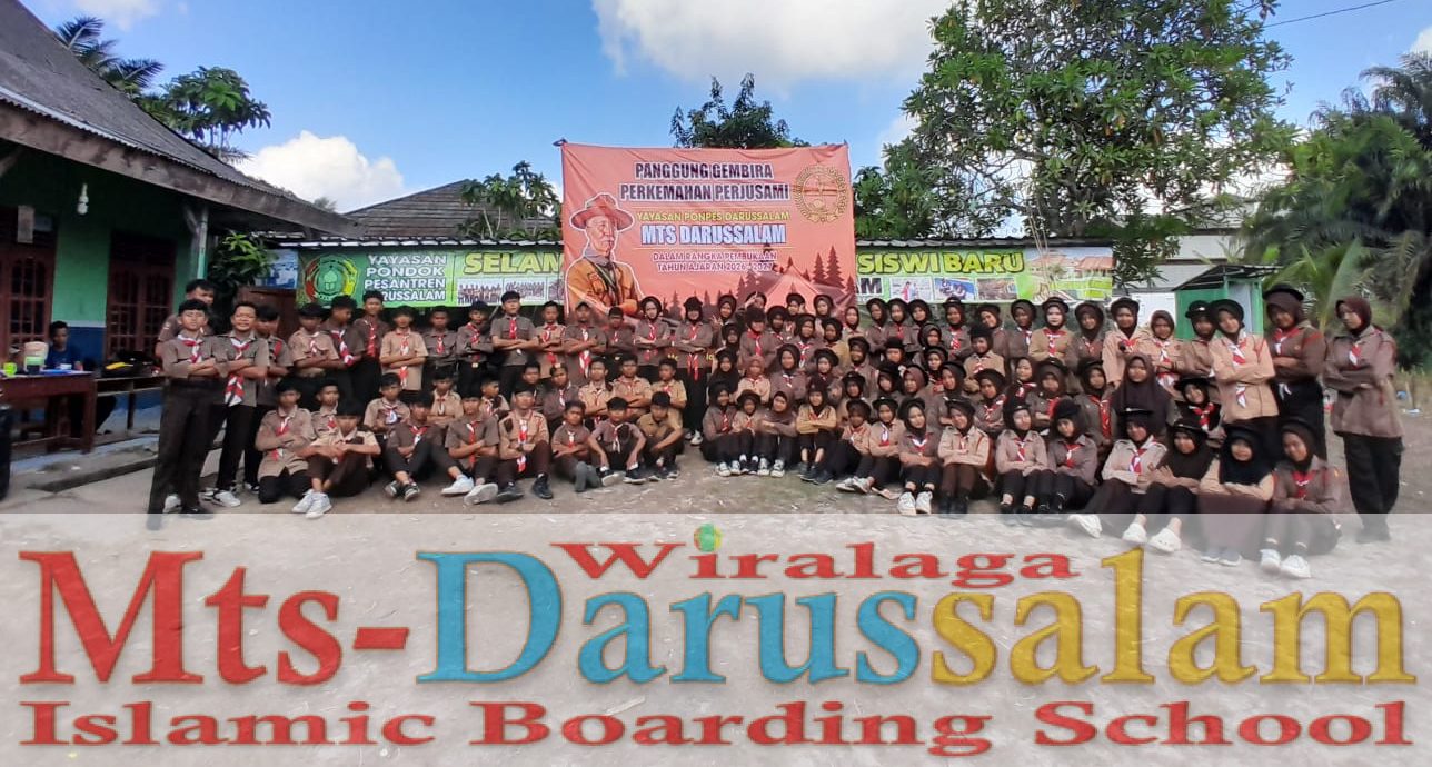 PERJUSAMI 2026 Mts Darussalam Wiralaga: Membangun Generasi Profesional Religius Berlandaskan 29 Karakter Luhur melalui Kegiatan Kepramukaan PERJUSAMI 2026 Mts Darussalam Wiralaga: Membangun Generasi Profesional Religius Berlandaskan 29 Karakter Luhur melalui Kegiatan Kepramukaan